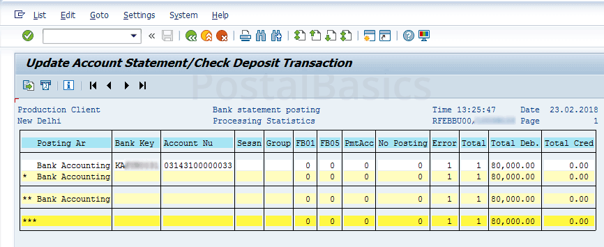 How to Perform the Bank Reconciliation in CSI post office?