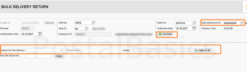 Accountable Mails Bulk - DPMS Process