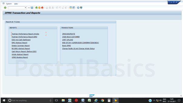 EOD - How to Perform the End of the Day in DPMS?