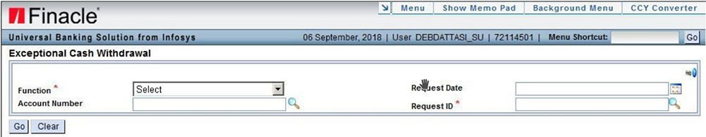 High Value Withdrawal Approval for BO