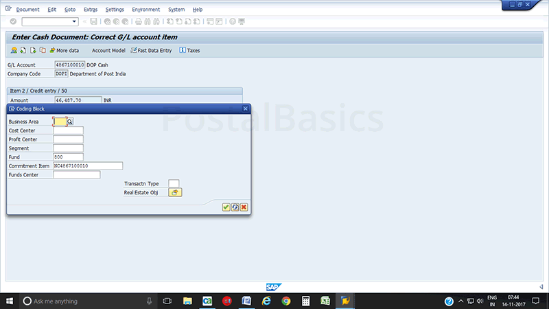 MMT/WUMT or Cash Conveyance Payment in SAP module