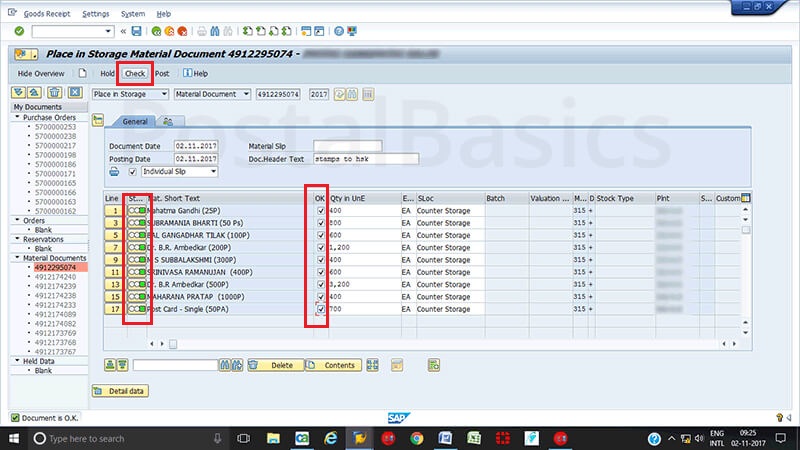 How to Receive Stamp Material in CSI Sub Post Office?