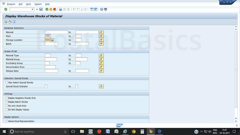 How to View Stamp Balance in CSI Post Office?