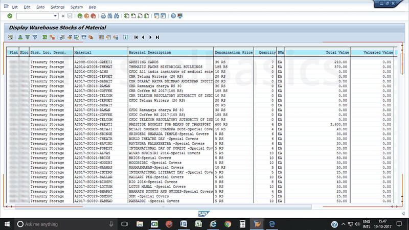 How to View Stamp Balance in CSI Post Office?